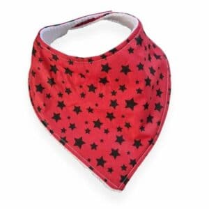 Red Stars Big Dribble Bib