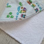 Trains Big Dribble Bib Back