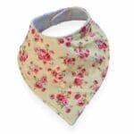 Yellow Floral Big Dribble Bib