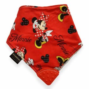 Minnie Mouse Teething Bib