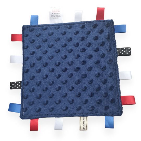 Blue Multistars Tag Blanket Back