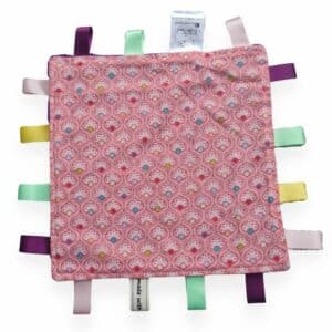Pink Scallops Tag Blanket