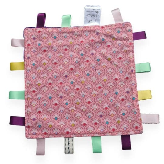 Pink Scallops Tag Blanket