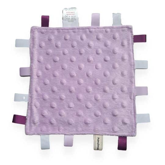 Purple Butterfly Tag Blanket Back