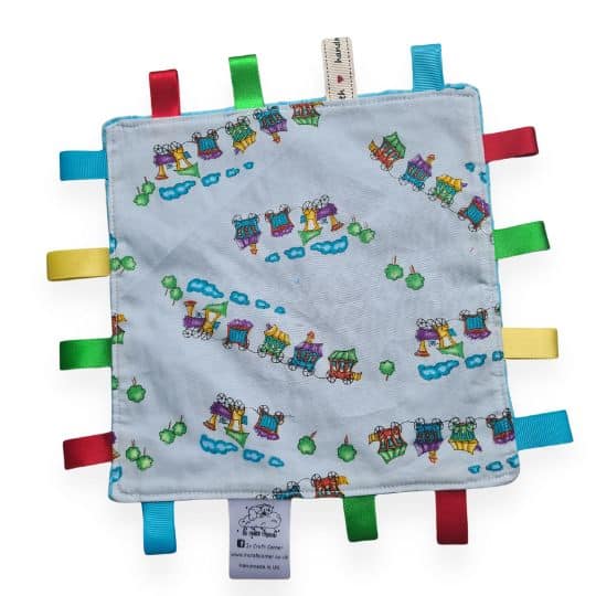 Trains Tag Blanket