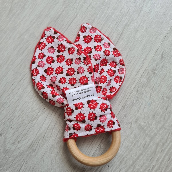 Ladybird Teething Ring