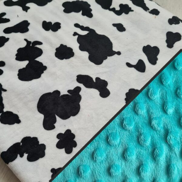 Cow Print Pram Blanket