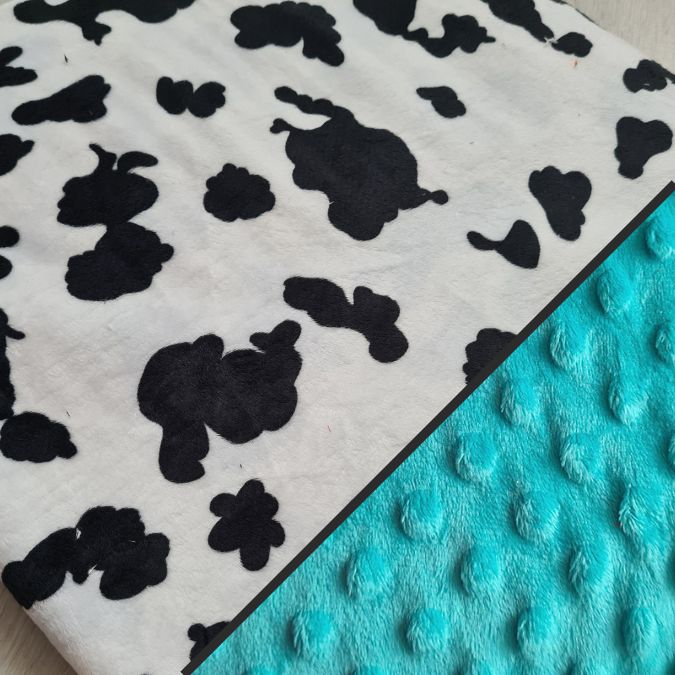 Cow Print Pram Blanket