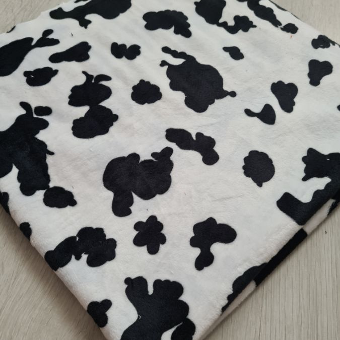 Cow Print Pram Blanket