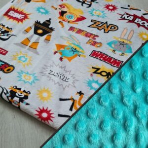 Superhero Pram Blanket Baby Blanket