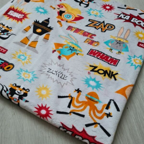 Superhero Pram Blanket Baby Blanket