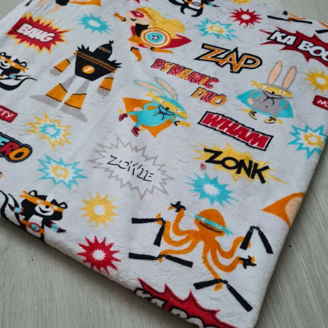 Superhero Pram Blanket Baby Blanket