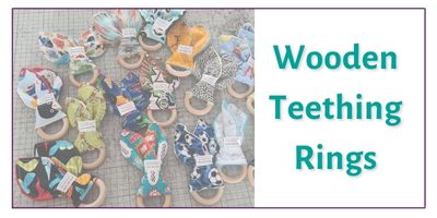 Wooden Teething Rings for Teething Babies