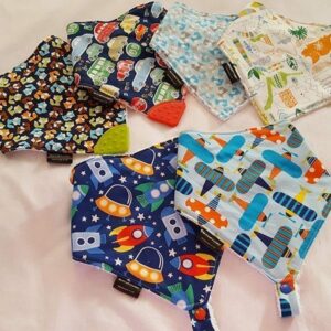 Baby bibs - teething bibs - dribble bibs - dummy bibs