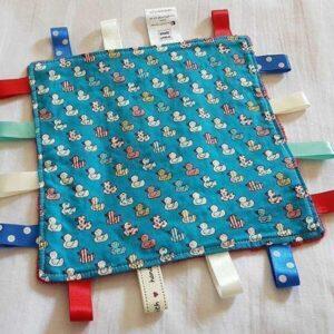 Blue Ducks Tag Blanket