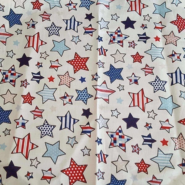 Blue Multi Stars Tag Blanket