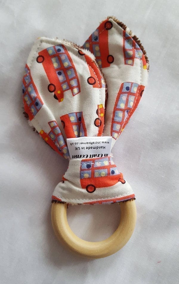 buses teething ring