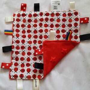 Mini Ladybirds Tag Blanket